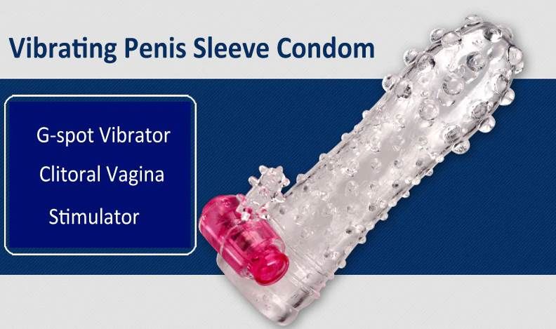 Crystal Reusable Condoms For Men with vibration