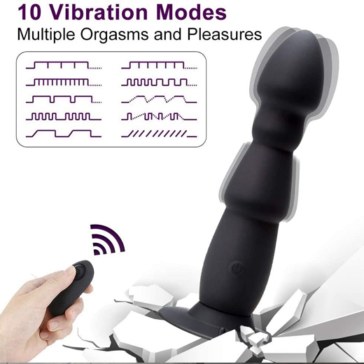 Wireless Prostate Massager With Strong Suction Cup
