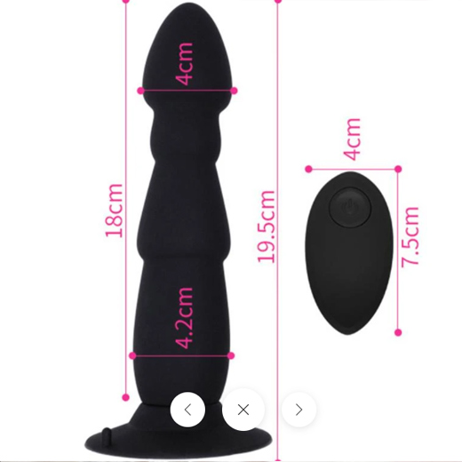 Wireless Prostate Massager With Strong Suction Cup