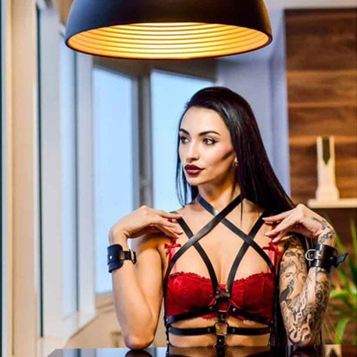 Sexy Dance Performance Bandage Strap Belt for Women