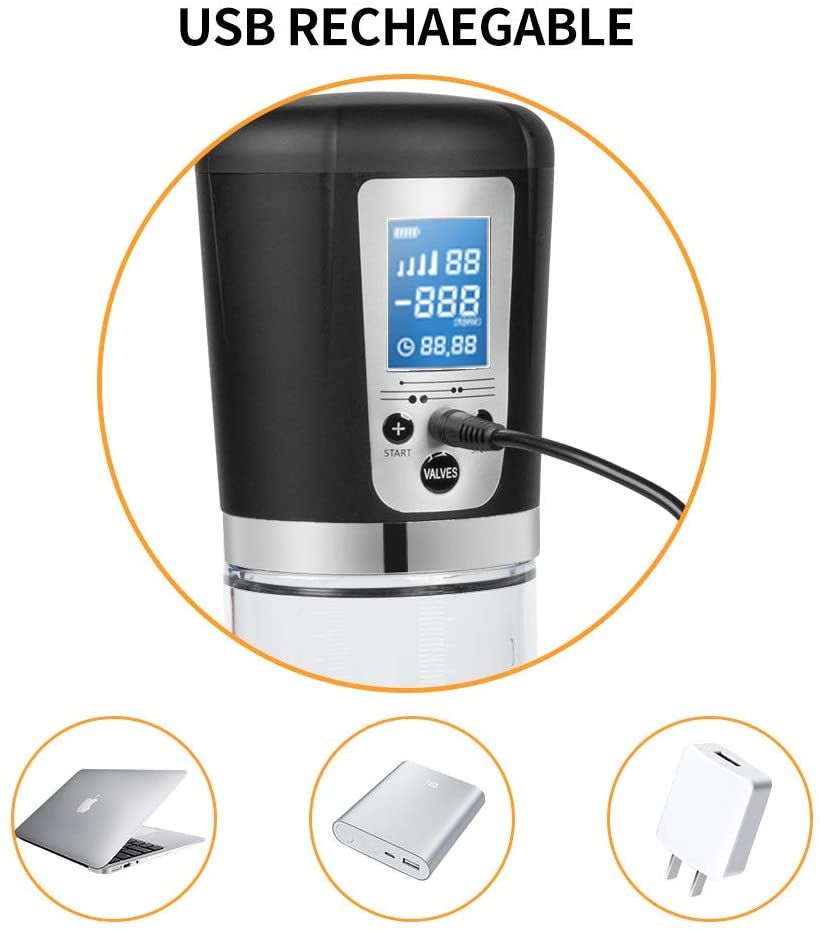 Digital rechargeable Vacuum Electric Penis Enlargement Pump