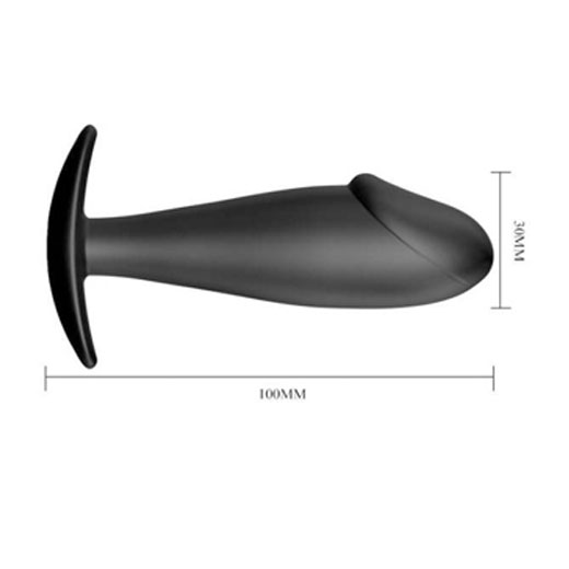 Dildo Shaped Anal Stimulated Butt Plug