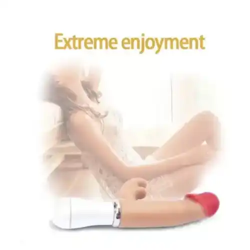 Rechargeable G Spot Real Feel Dildo Vibrator for Women