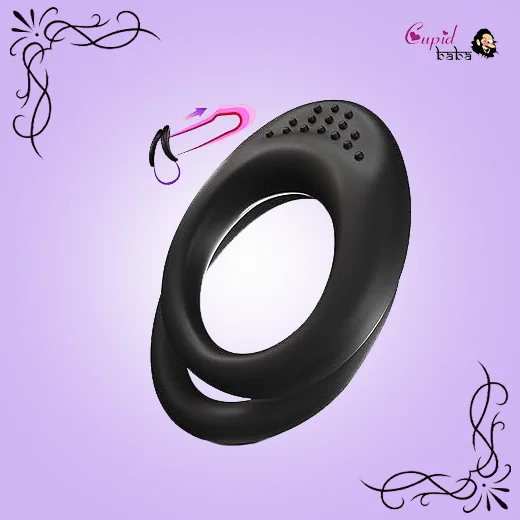 Double Cock Ring Ball Strap Penis Ring Enlarger
