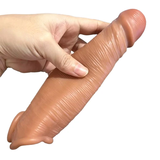 Double Hole Jumbo Penis Sleeve