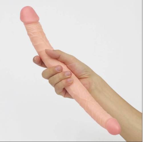 14-inch Double Ended lesbian Smooth Dildo