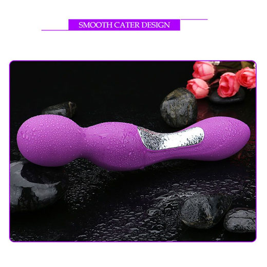 Clitoral Stimulation Dual Head Vibrator Butt Plug Erotic Toy