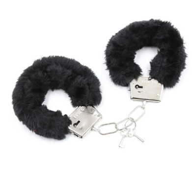Eye Mask Feather Toys Furry Handcuff 3Pcs Sex Toys Set