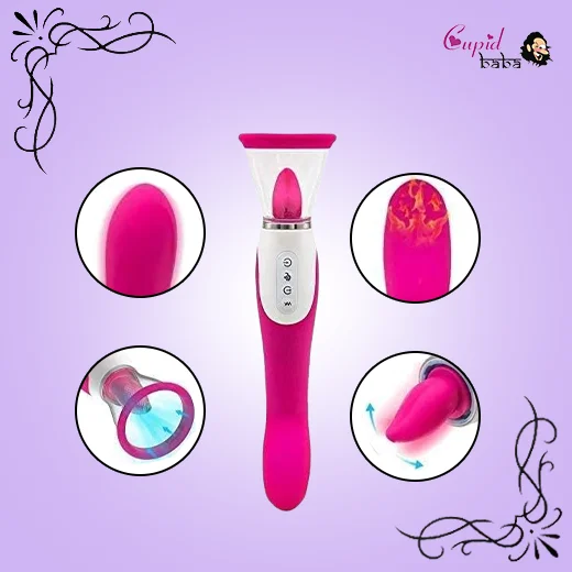 Fantasy For Her Vibrating Pussy Pump And Tongue Vibrator