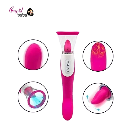 Fantasy For Her Vibrating Pussy Pump And Tongue Vibrator