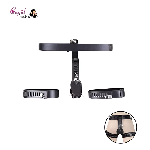 Female Lockable Leather Chastity Belt Device Panties