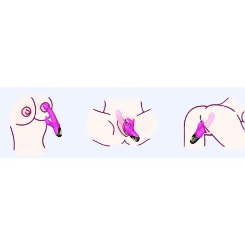 Female Rabbit Vibrator Clitoris Stimulator Vibrator Sucker