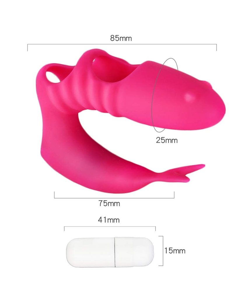 Waterproof Finger Sleeve Vibrator