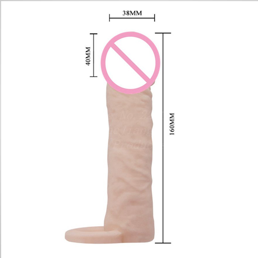 Flexible Soft Penis Sleeve With Cock Ring