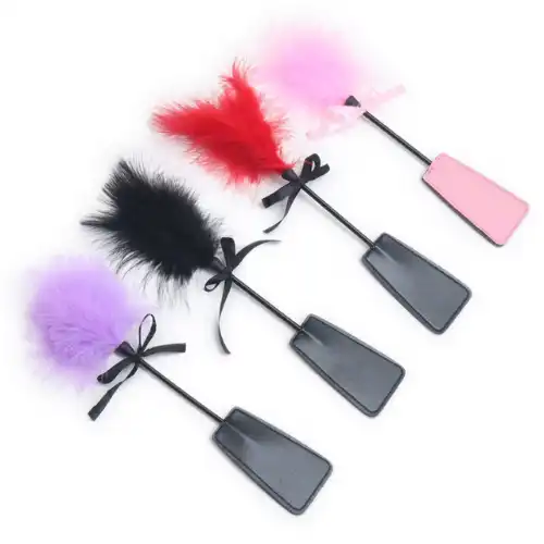Vaginal Slapper Flirting Whip BDSM Adult Sex Toy Feather Foreplay Couple Game