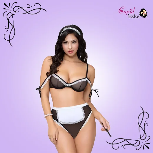 Flirty Maid Role Play Lingerie Set
