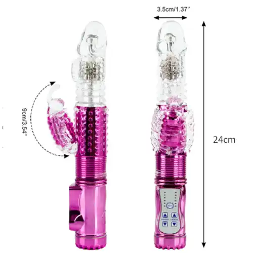 Thrusting Jack Rabbit Vibrator G Spot Butterfly