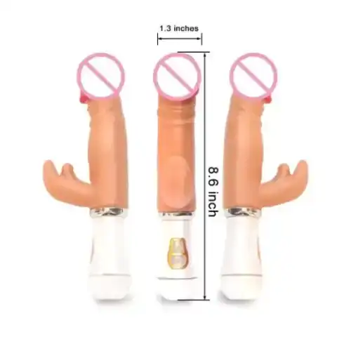 Rechargeable G Spot Real Feel Dildo Vibrator for Women