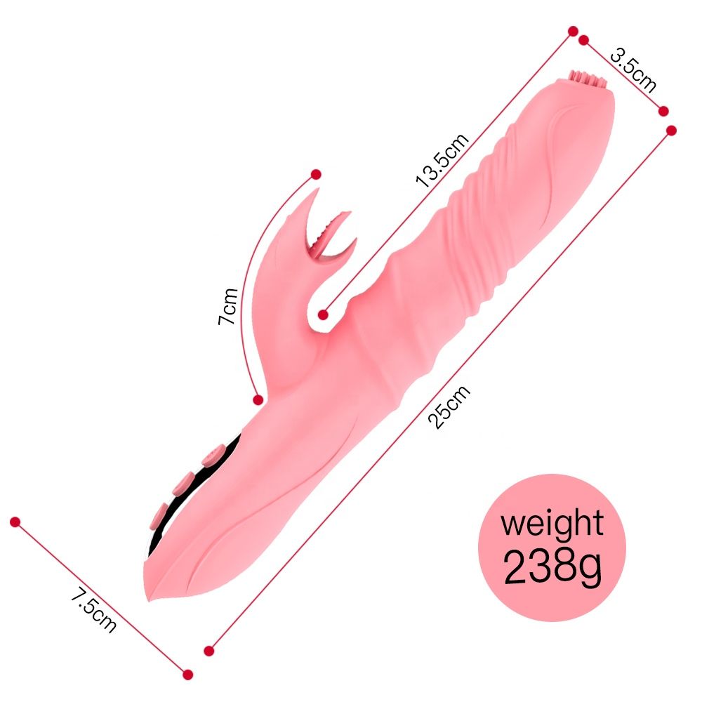 G spot Clit Stimulator Vibrator with Nipple Oral