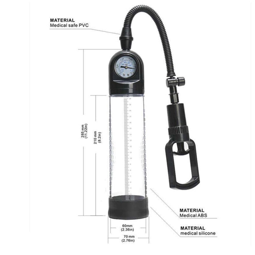 Pressure Gauge Penis Vacuum Pump