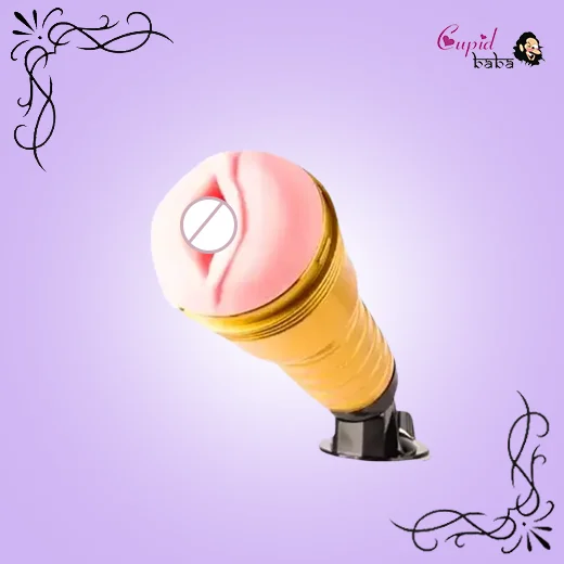 Golden Masturbator For Men with Suction Cup