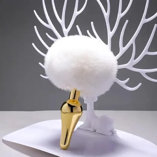 Golden Smooth, Anal Tail Plug for Men and Women