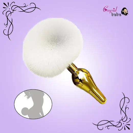Golden Smooth, Anal Tail Plug for Men and Women