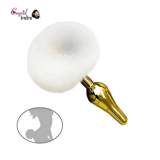 Golden Smooth, Anal Tail Plug for Men and Women