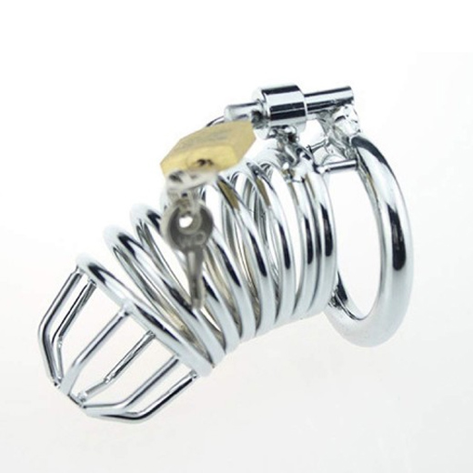 Hollow Design Metal Male Chastity Device Cock Cage
