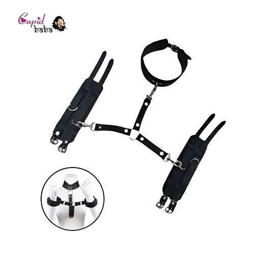 HOT Sex Collars Bondage Neck Collar with Hand Cuffs Fetish