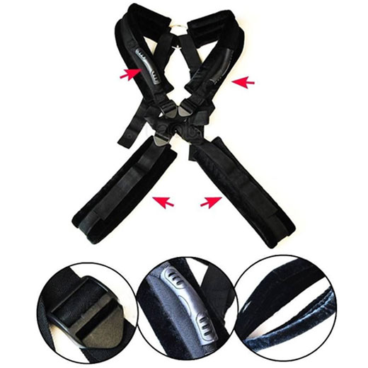 Body Harness Swing Stand Leg Lift Open Spreader Restraint Bondage