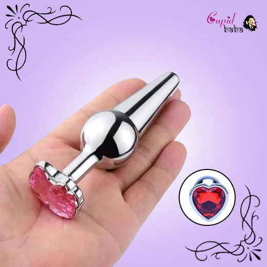 Heart Shape Anal Butt Plug Prostate Massager