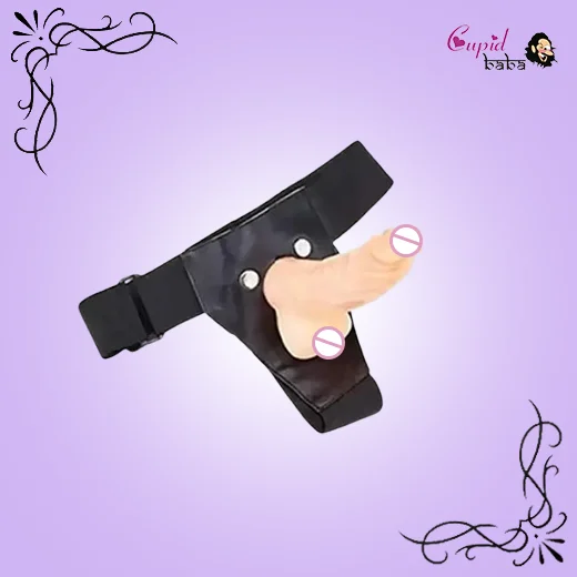 Hollow Strap On Dildo With Balls