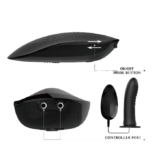 Hollow Strap on silicone Dildo with multi speed vibration(7.2