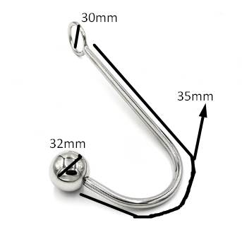 Anal Hook Ball Restraints Stainless Steel