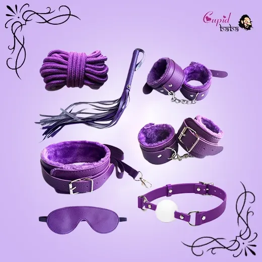 Hot 7 Pcs BDSM Bondage Set Kit