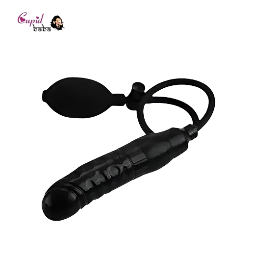 Inflatable Dildo Pump Penis Cock Anal Sex Toy