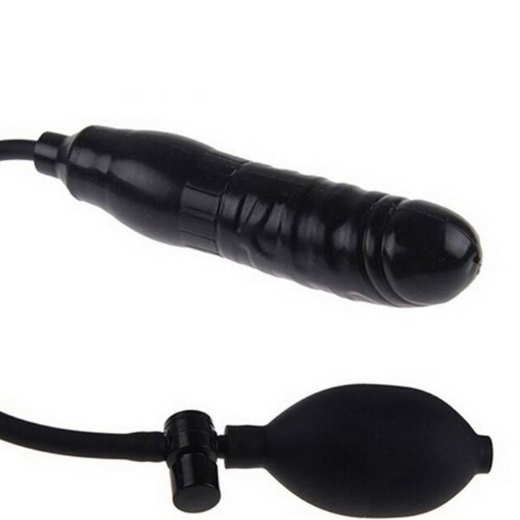 Inflatable Dildo Pump Penis Cock Anal Sex Toy