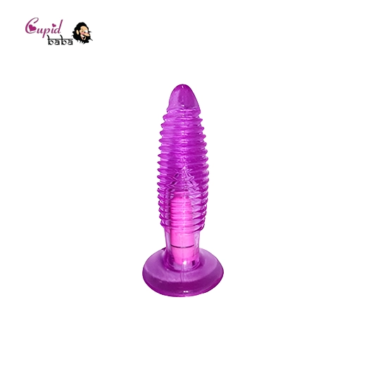 Jelly Anal Vibrating Butt Plug With Suction