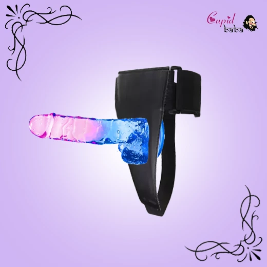 Random Jelly Dildo With Strap-On Lesbian Sex Toy