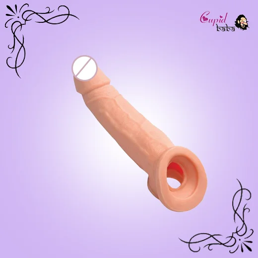 Jumbo Penis Extender Condom Sleeve