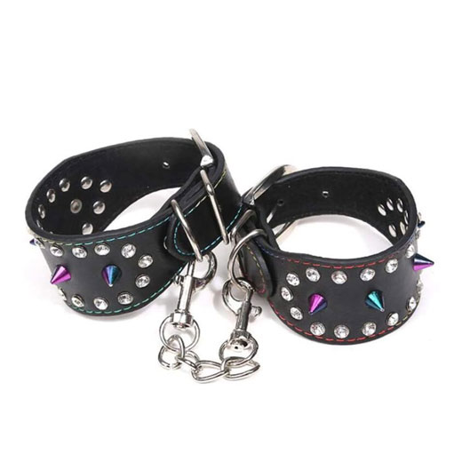 Kinky Black Handcuff Couple Cosplay