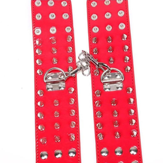 Woman Leather Handcuffs for Sex Couple