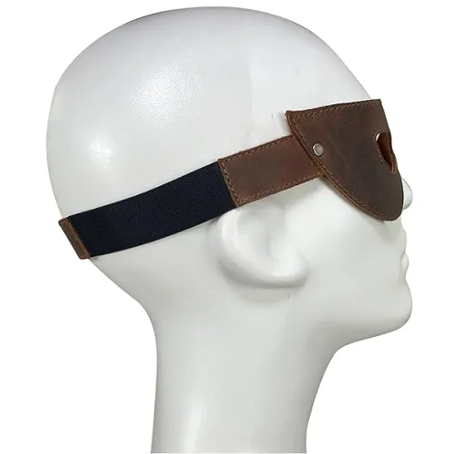Leather Eye Mask Handmade