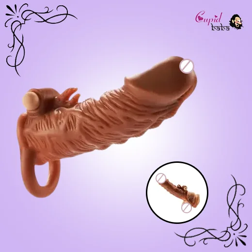 Liquid Silicon Male Soft Silicone Cock Penis Sleeve Vibration