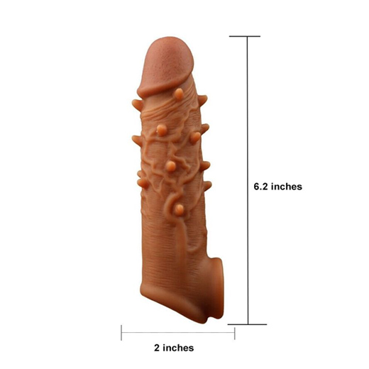 Liquid Silicone Penis Condom Sleeve