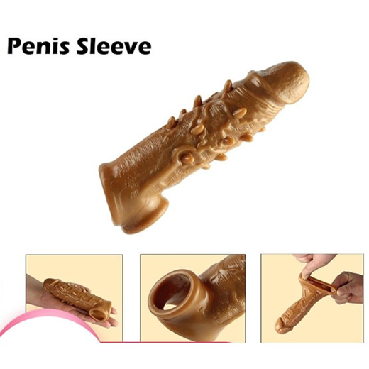 Liquid Silicone Penis Condom Sleeve