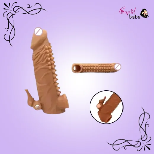 Liquid Silicone Penis Sleeve with Vibration