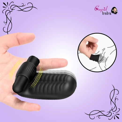 Luxury Silicone G spot Clitoris Vibrator Finger Masturbator Vagina Anal Stimulator