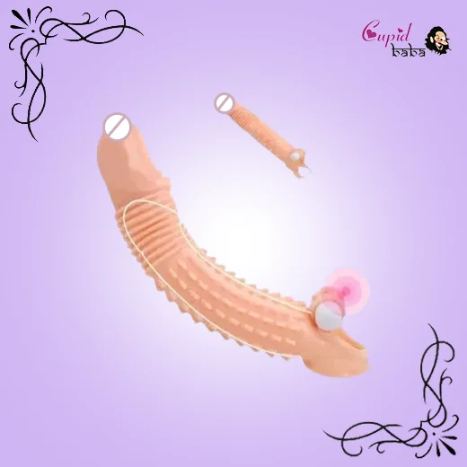 Male Penis Sleeve Extender With Vibration